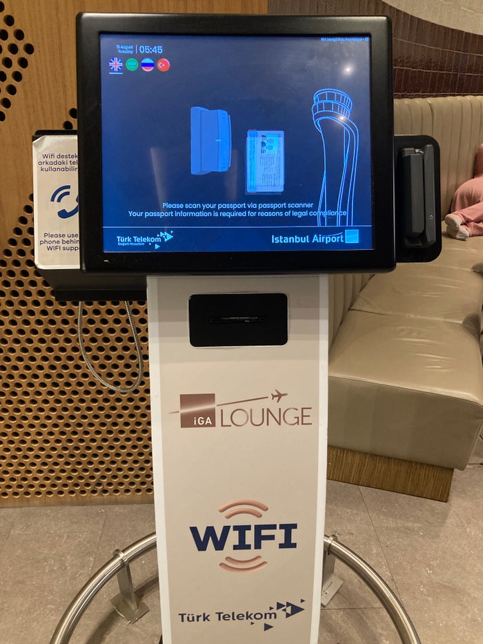 IGA Lounge IST wifi kiosk IGA Lounge IST wifi kiosk