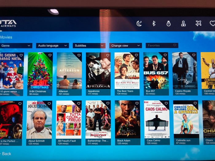 ITA premium economy entertainment movies GRU FCO ITA premium economy entertainment movies GRU FCO