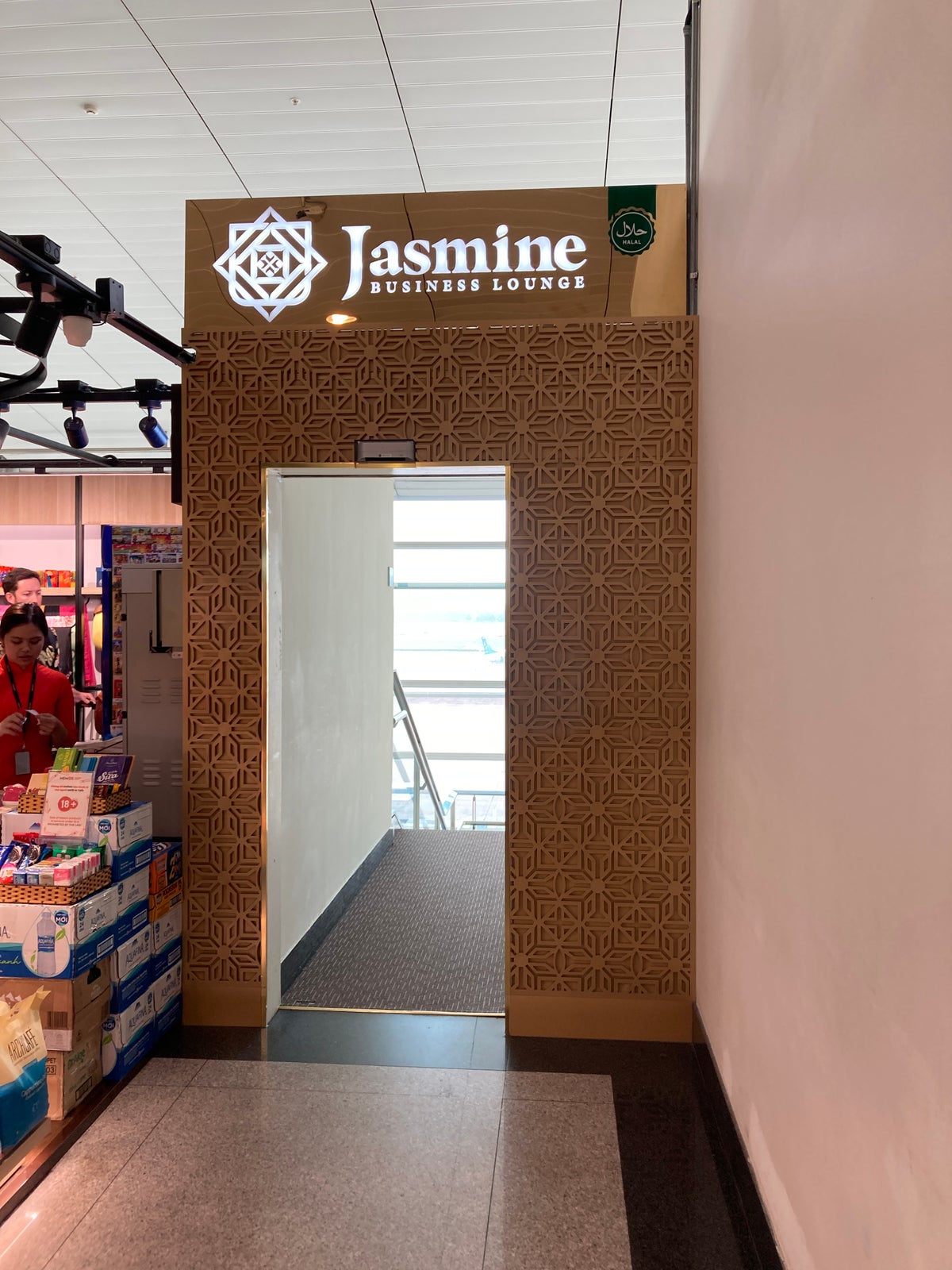 Jasmine Halal Lounge SGN entrance