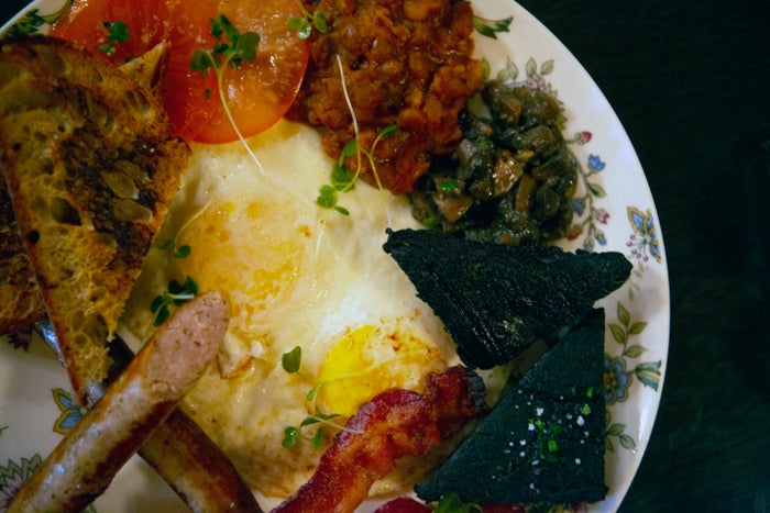 Le Mount Stephen English breakfast closeup Le Mount Stephen English breakfast closeup