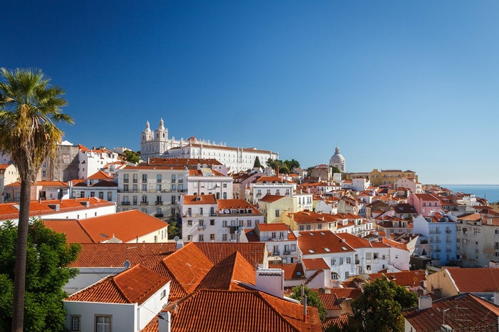 Lisbon Portugal rooftops