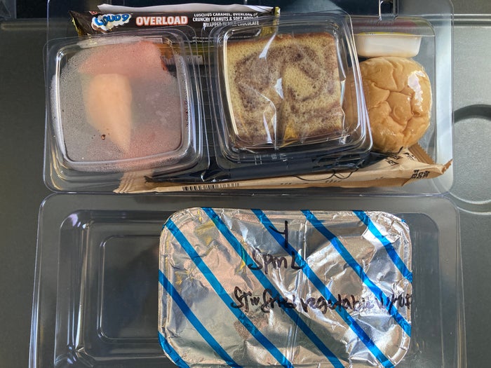 Nauru Airlines meal tray Nauru Airlines meal tray