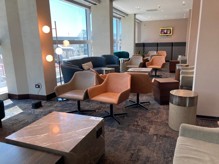 Plaza Premium Lounge Rome FCO open seating