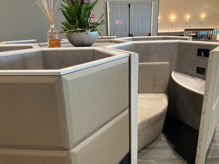 Plaza Premium Lounge Rome FCO private booths