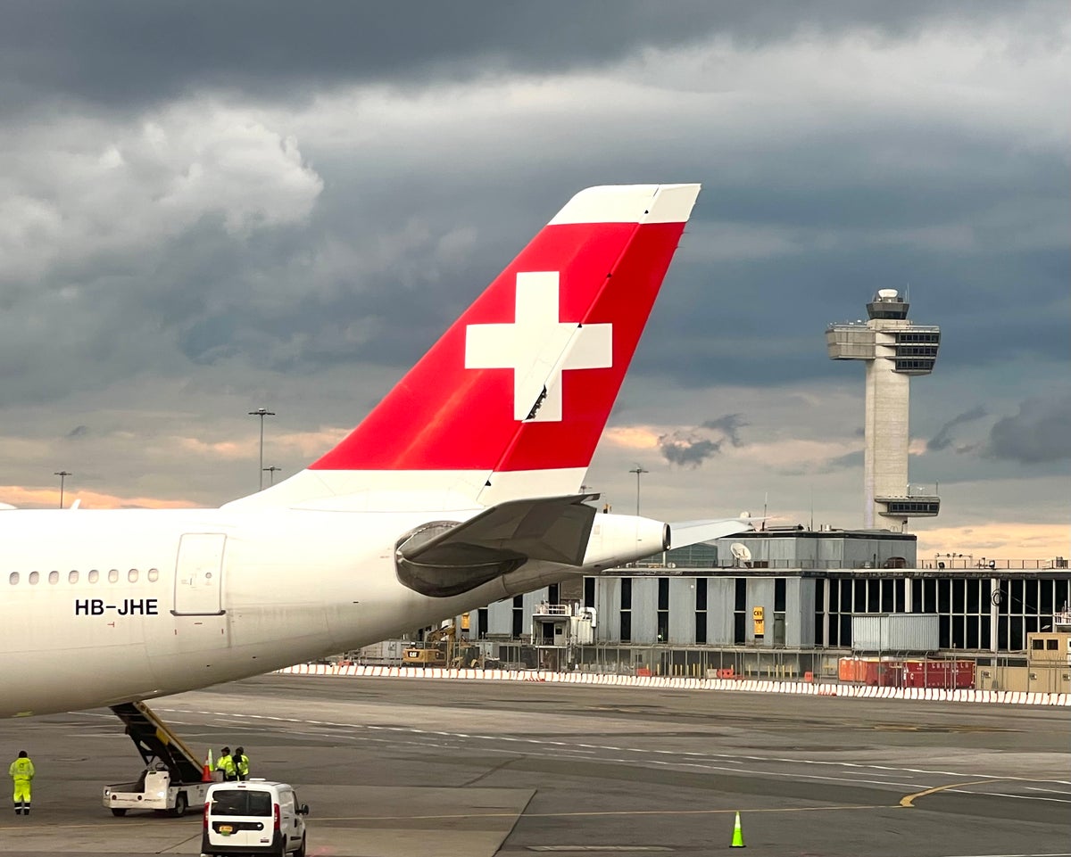 SWISS A330 at JFK