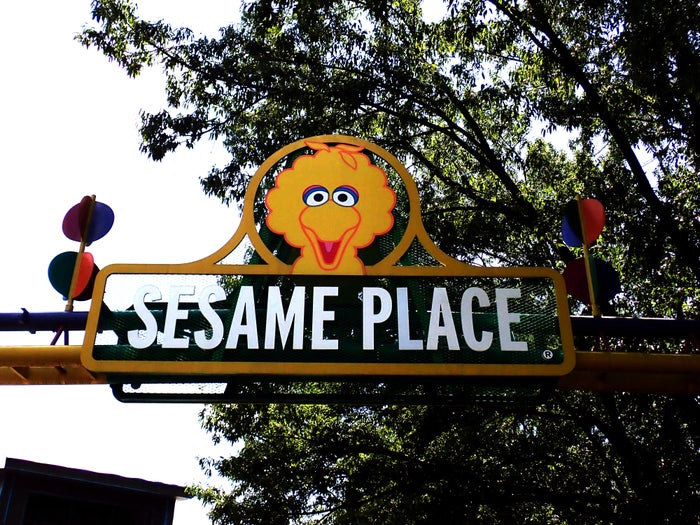 Sesame Place entrance sign