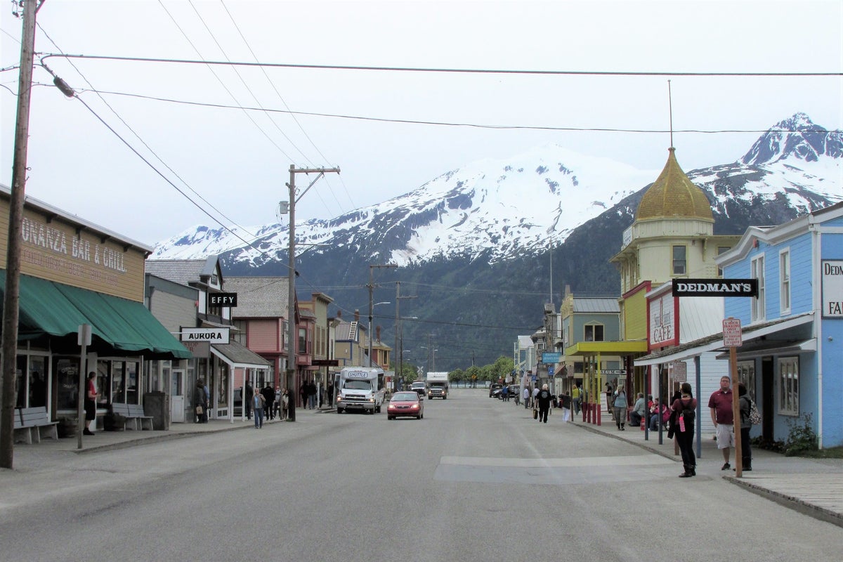 Skagway Alaska Historic Downtown