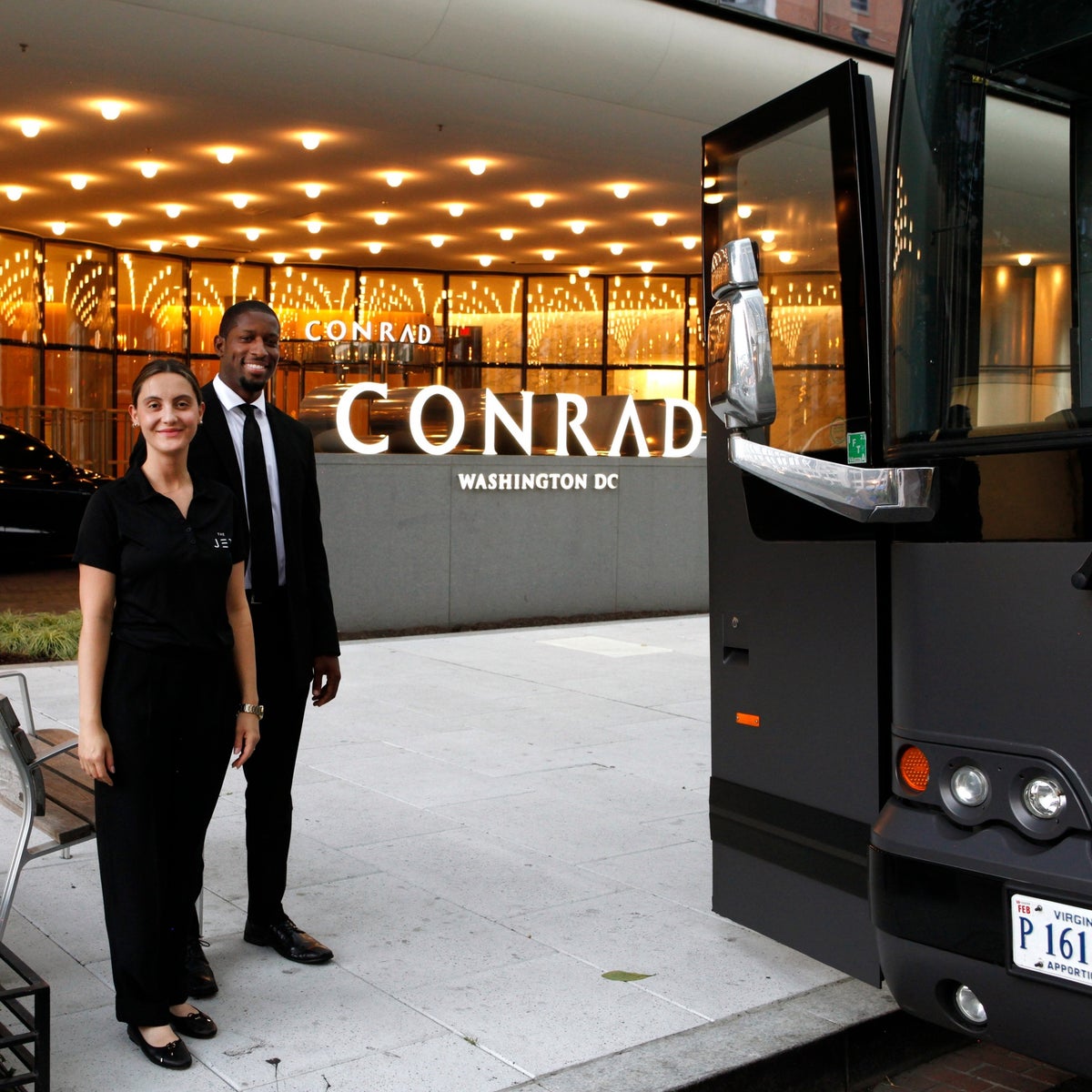 The Jet bus at Conrad Washington, DC