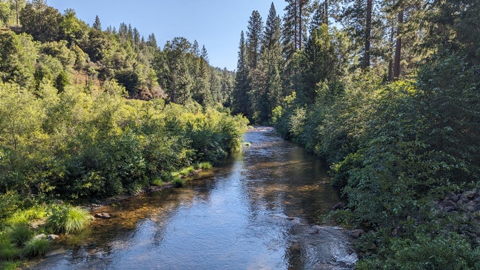 Thousand Trails Yosemite Lakes scenic creek Thousand Trails Yosemite Lakes scenic creek