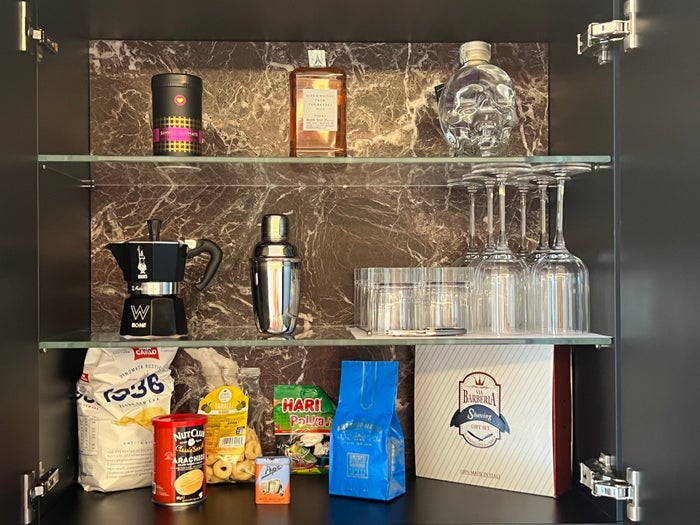 W Rome EWOW mini bar 