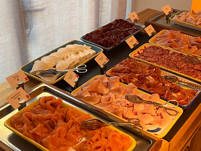 W Rome FnB breakfast buffet cold cuts