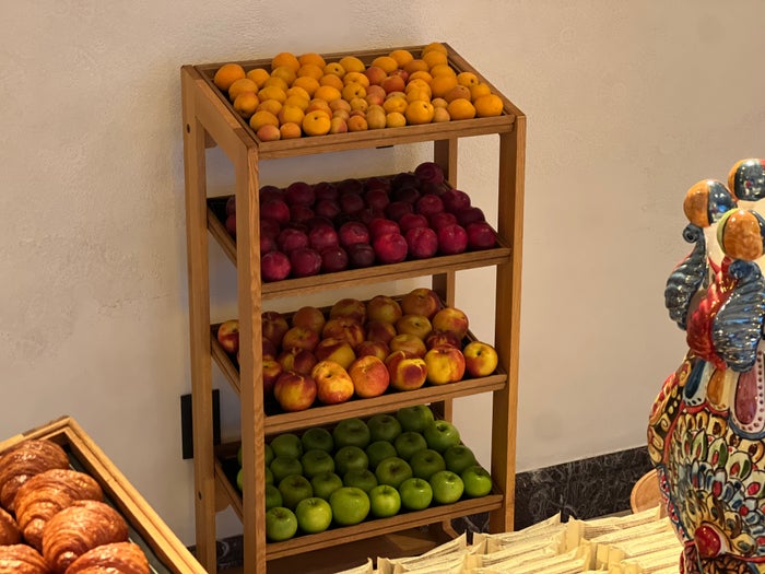 W Rome FnB breakfast buffet fruit 