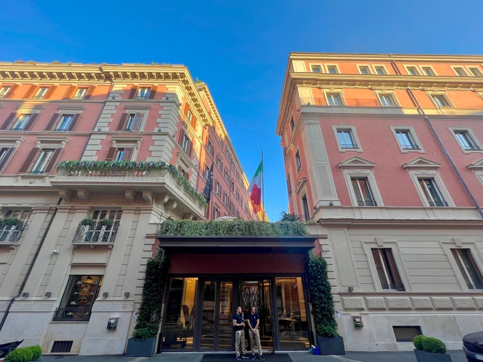 W Rome hotel entrance