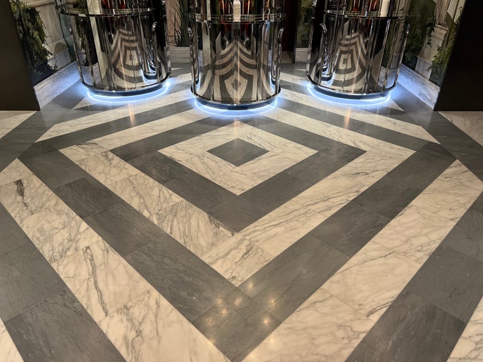 W Rome hotel reception floor