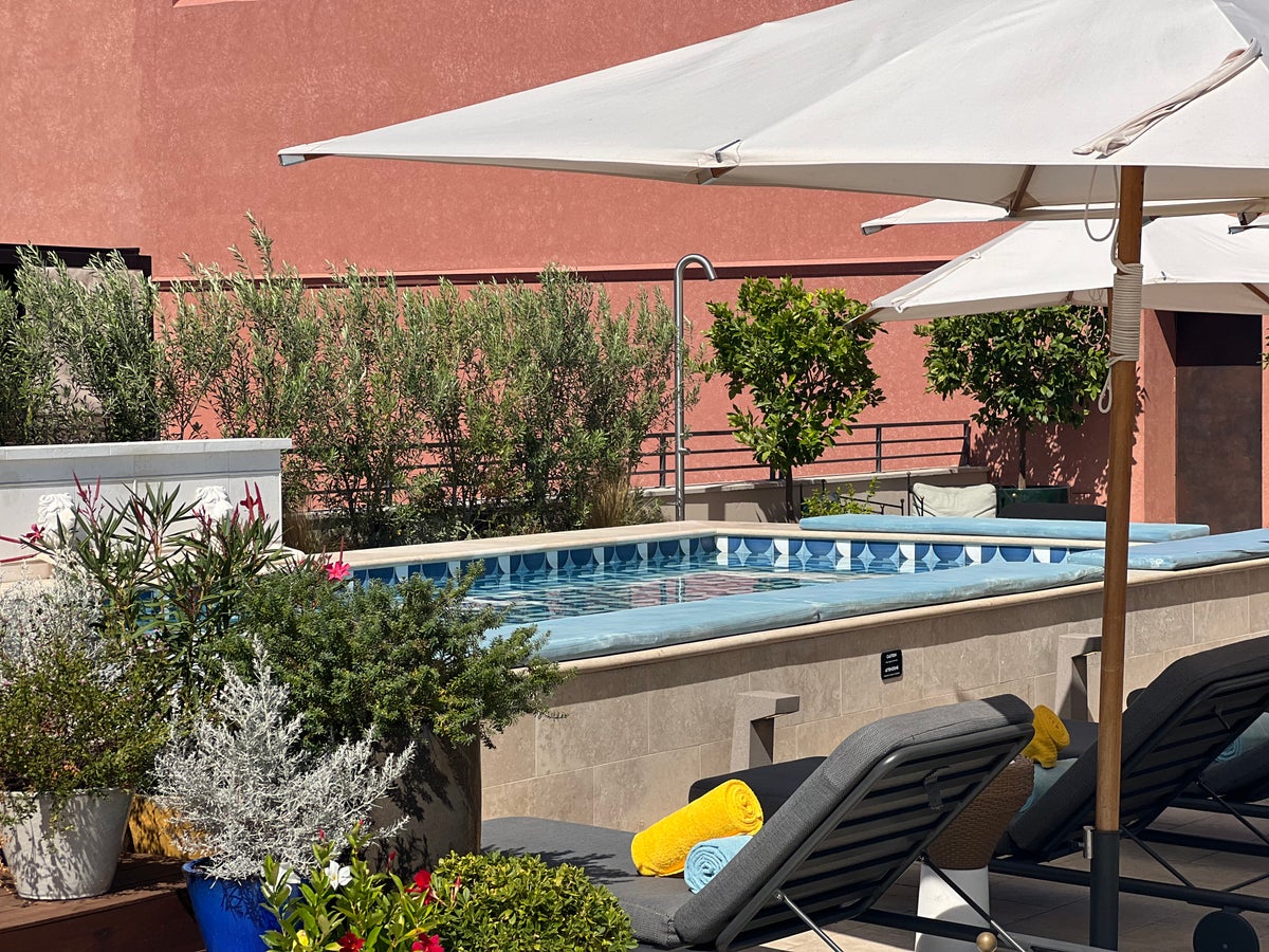 W Rome rooftop pool 