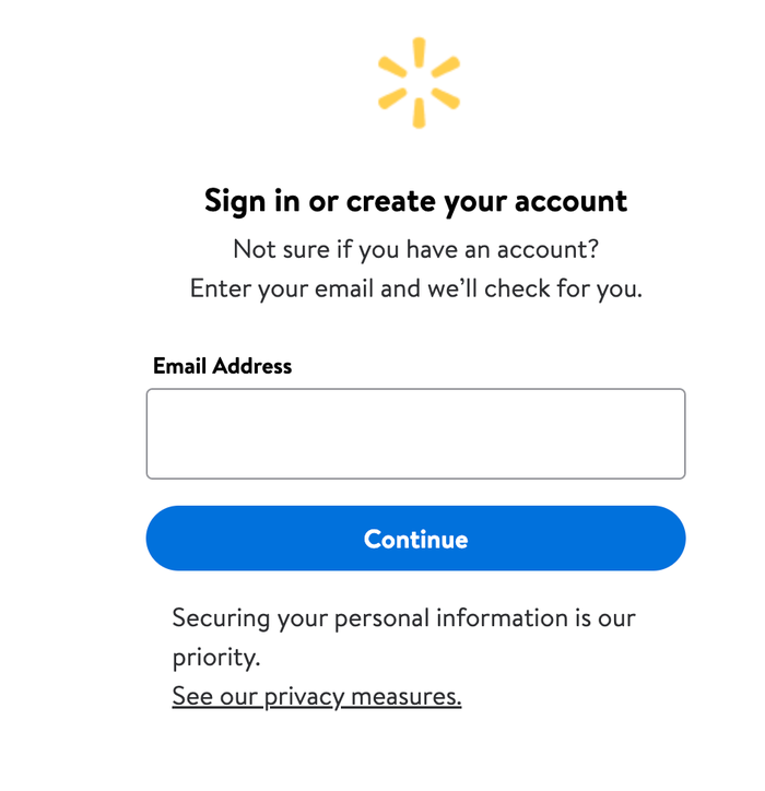 WalmartPlus landing page