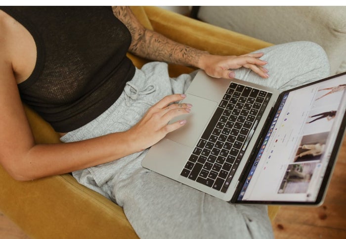 Woman with Laptop Woman with Laptop