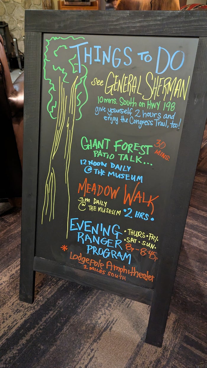 Wuksachi Lodge Sequoia National Park things to do