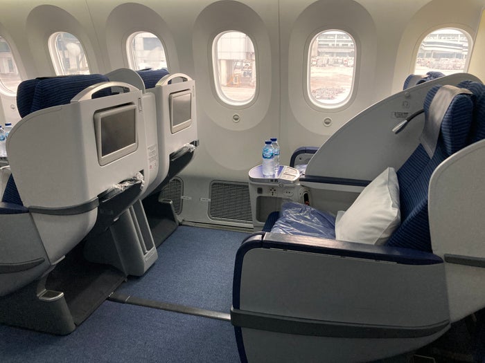 ANA Business Class ANA B787 8 business class seats by window