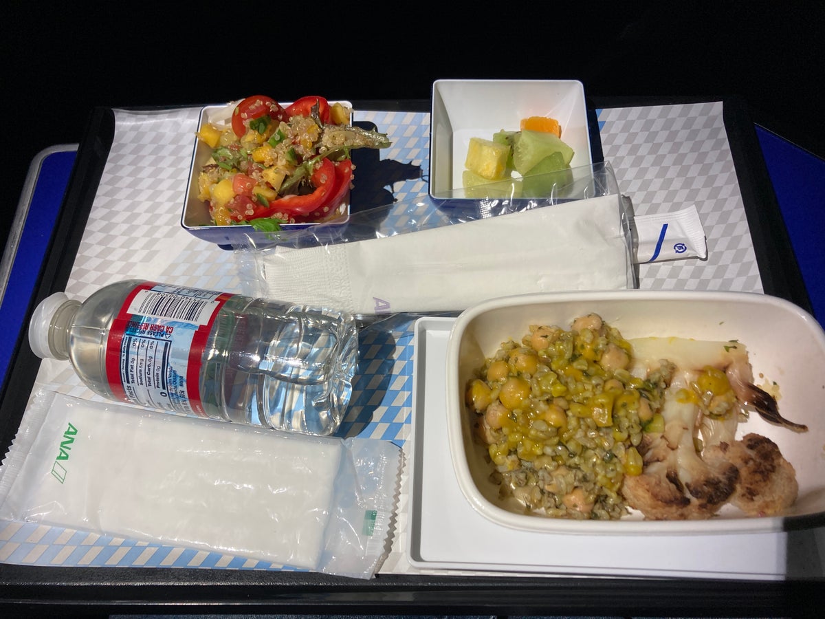 ANA premium economy Boeing 787 spare meal