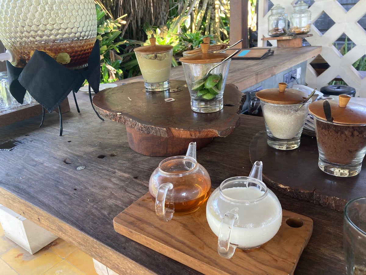 Alila Manggis Bali Ocean Bar afternoon tea coffee supplies