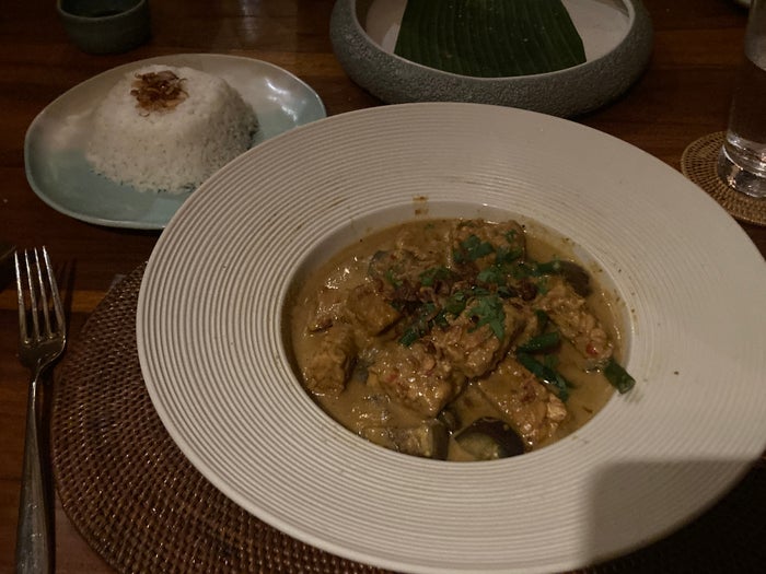 Alila Manggis Bali Sea Salt restaurant tempeh tahu Alila Manggis Bali Sea Salt restaurant tempeh tahu