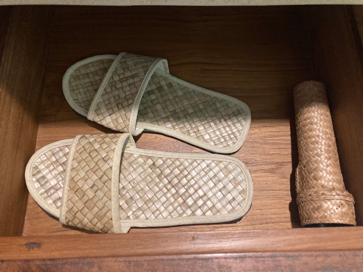 Alila Manggis Bali bedroom closet slippers