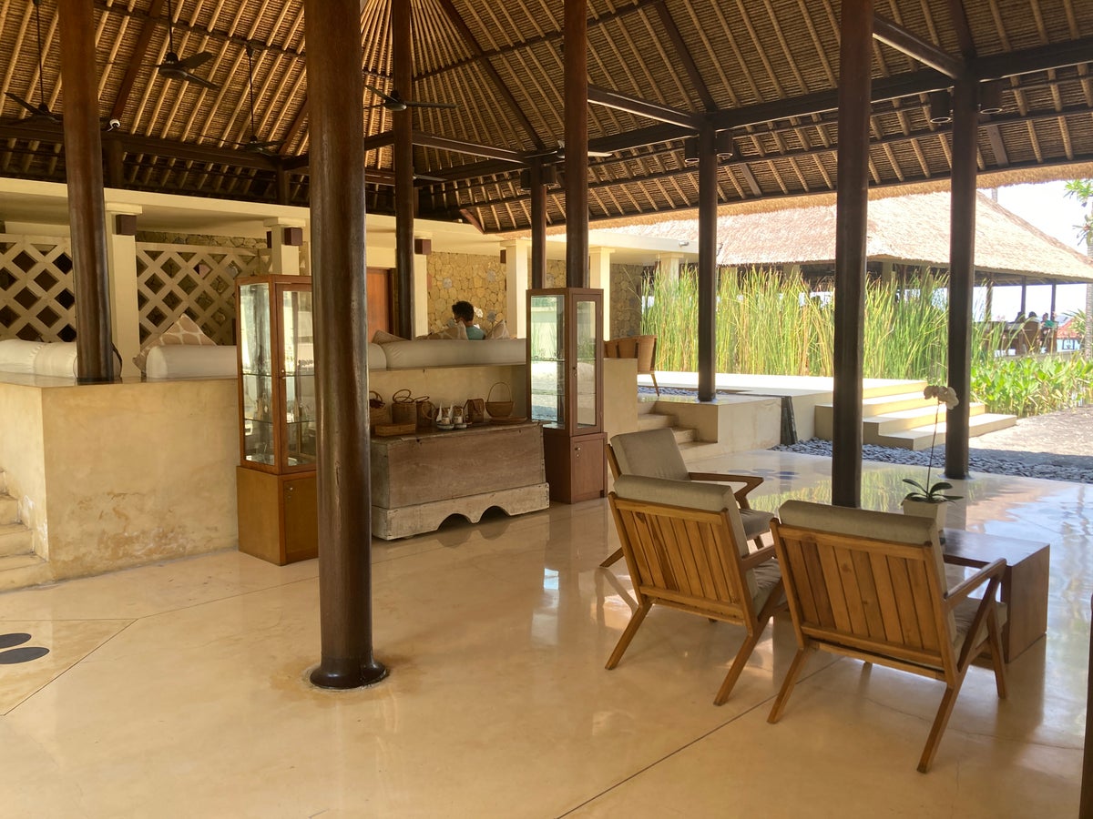 Alila Manggis Bali lobby seating
