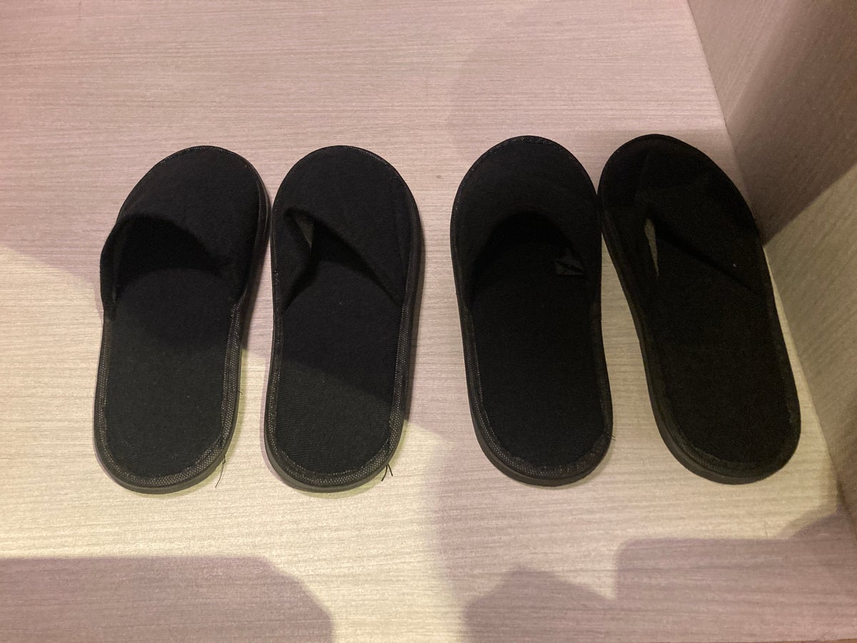 Alila SCBD Jakarta closet slippers