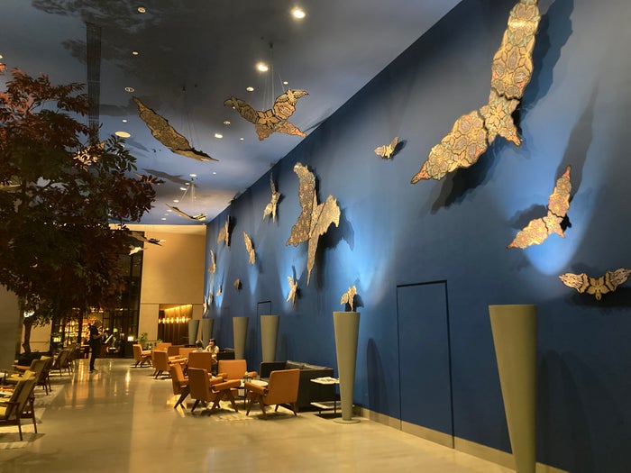 Alila SCBD Jakarta lobby art Alila SCBD Jakarta lobby art