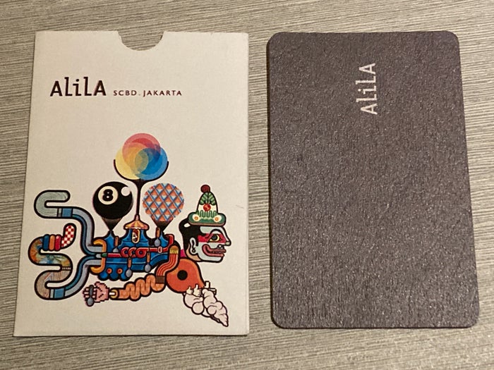 Alila SCBD Jakarta room key Alila SCBD Jakarta room key