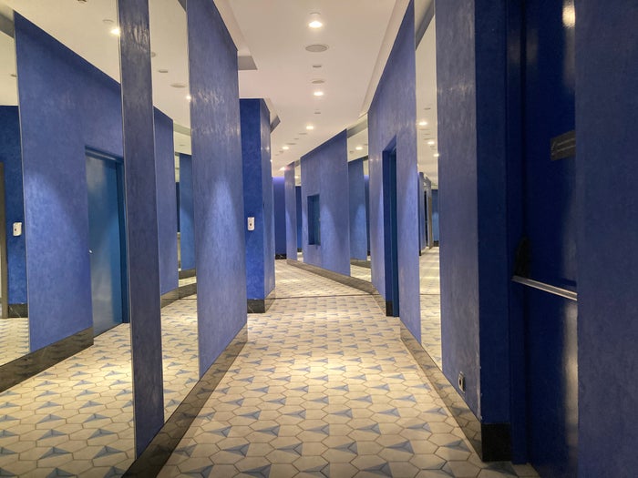 Alila SCBD Jakarta spa hallway Alila SCBD Jakarta spa hallway