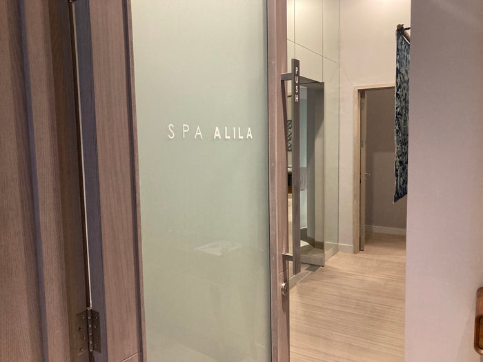 Alila SCBD Jakarta spa massage room entrance Alila SCBD Jakarta spa massage room entrance