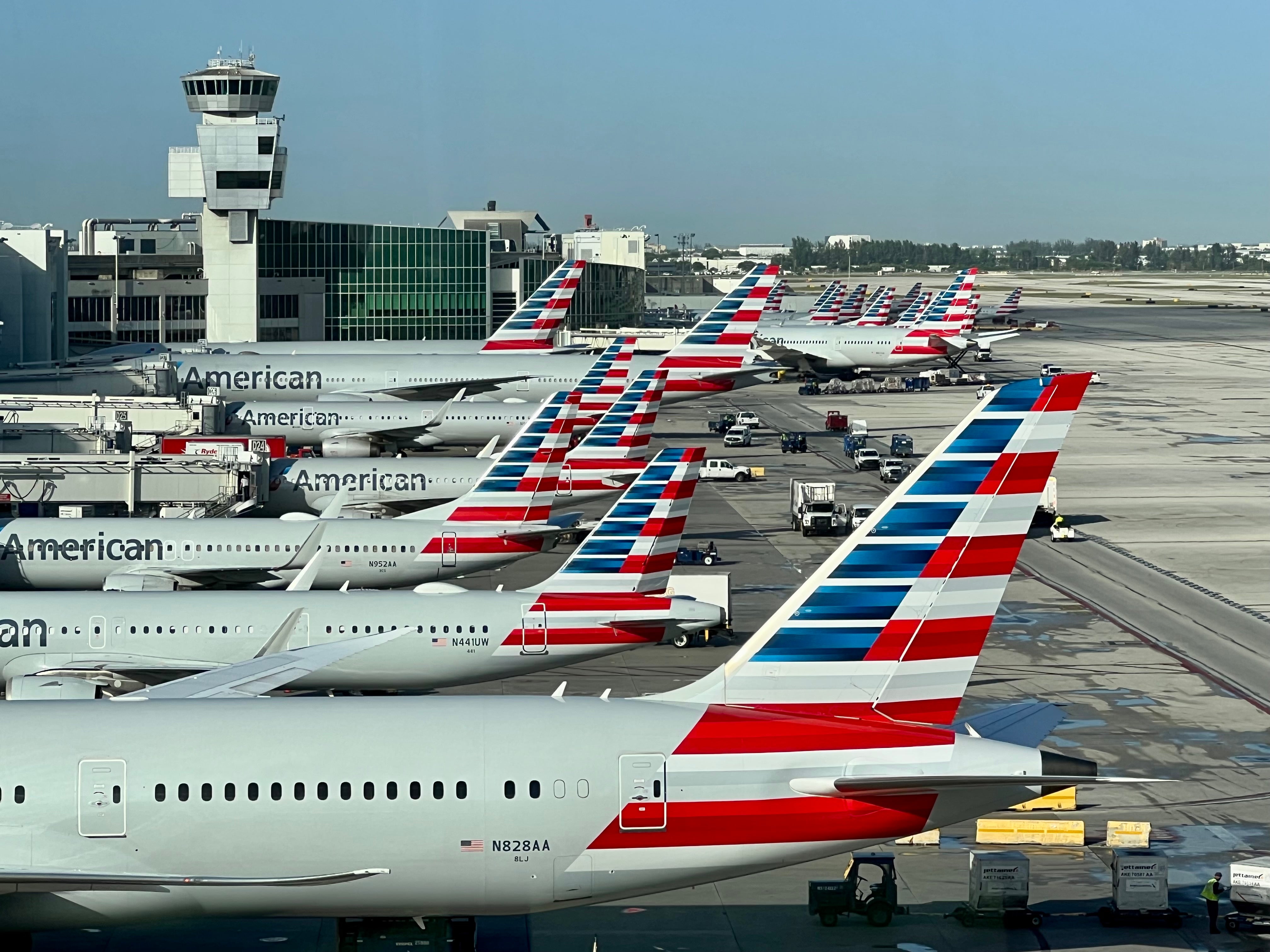 AA Resumes Only Nonstop Service - American Airlines Aircraft At MIA