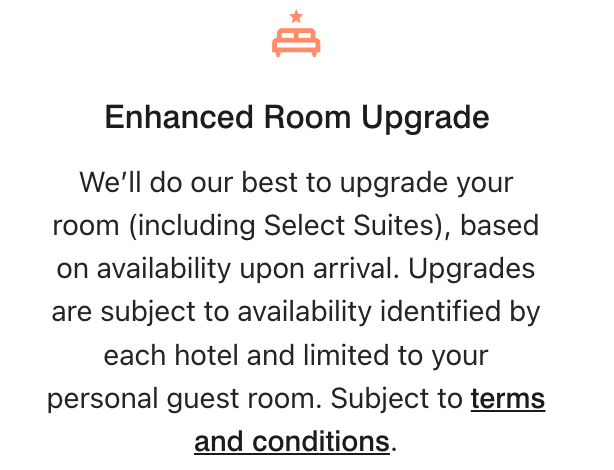 Bonvoy Enhanced Room Upgrade Bonvoy Enhanced Room Upgrade