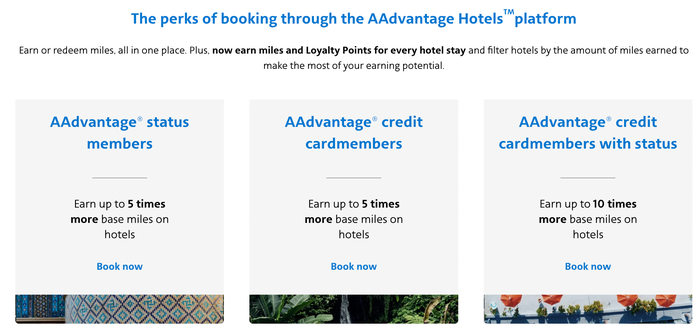Book through AAdvantage Hotels