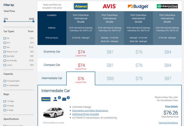 Costco Travel car rental search results Costco Travel car rental search results