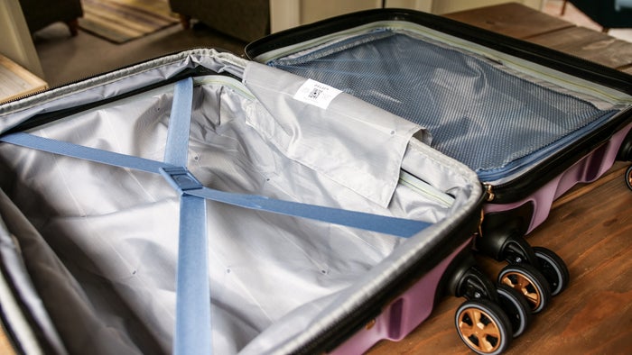 Delsey Paris Cruise 3.0 Hardside Interior Compartments