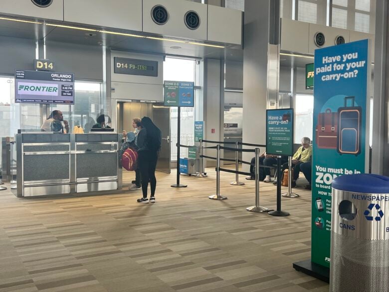 Frontier RDU Gate Frontier RDU Gate