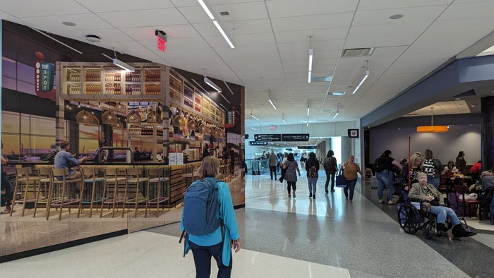 Gameway HOU hallway