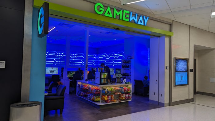 Gameway HOU lounge entrance Gameway HOU lounge entrance