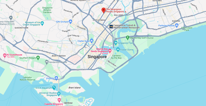 Google Maps location of Serangoon House in Singapore Google Maps location of Serangoon House in Singapore
