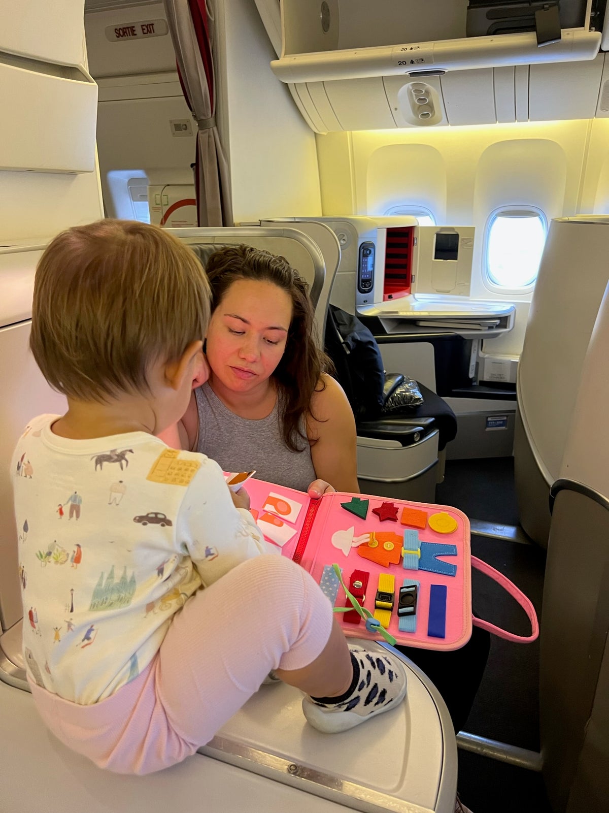Keeping A Toddler Occupied Business Class