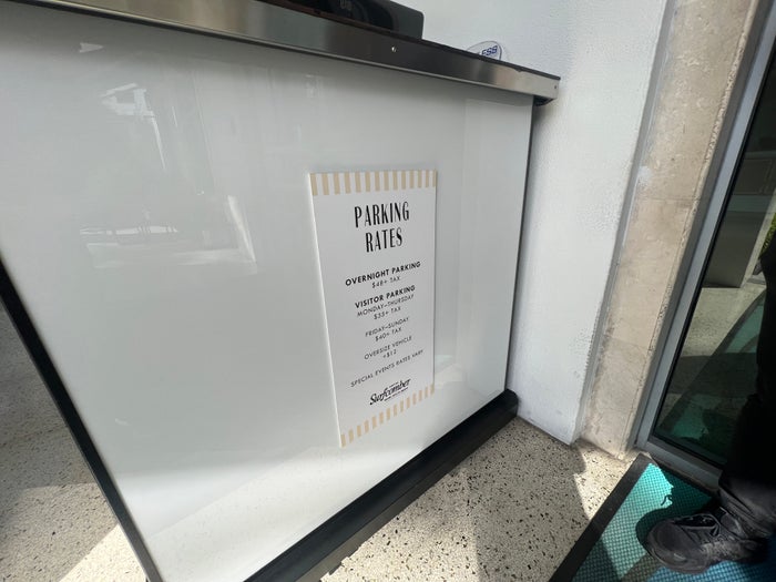 Kimpton Surfcomber Parking Rates