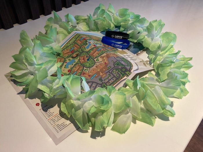 Lapita Dubai Parks and Resorts Autograph Collection 2 queen lei wristband map