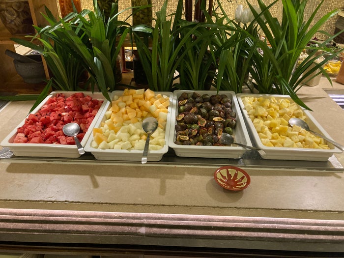 Lapita Dubai Parks and Resorts Autograph Collection Kalea breakfast fruits