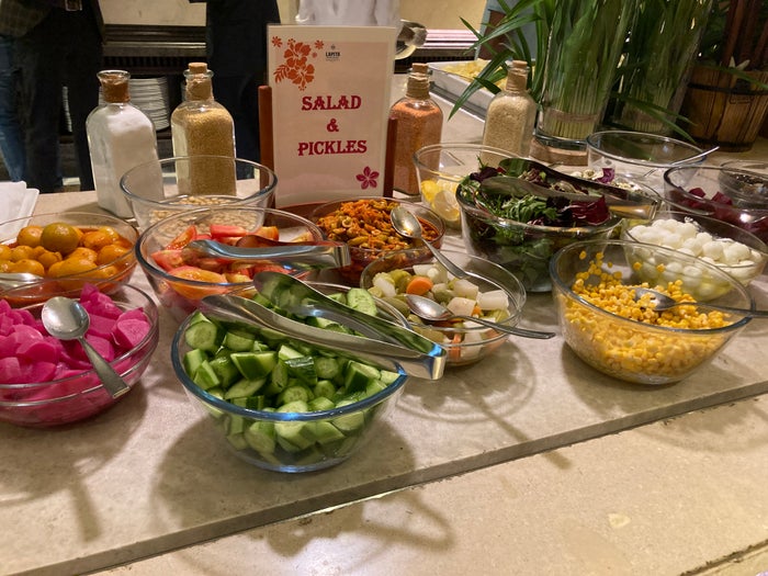 Lapita Dubai Parks and Resorts Autograph Collection Kalea breakfast salads pickles