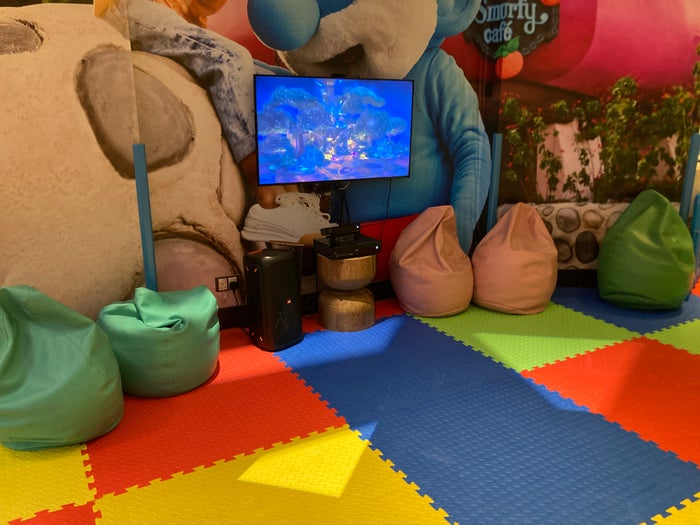 Lapita Dubai Parks and Resorts Autograph Collection Kids Club TV area