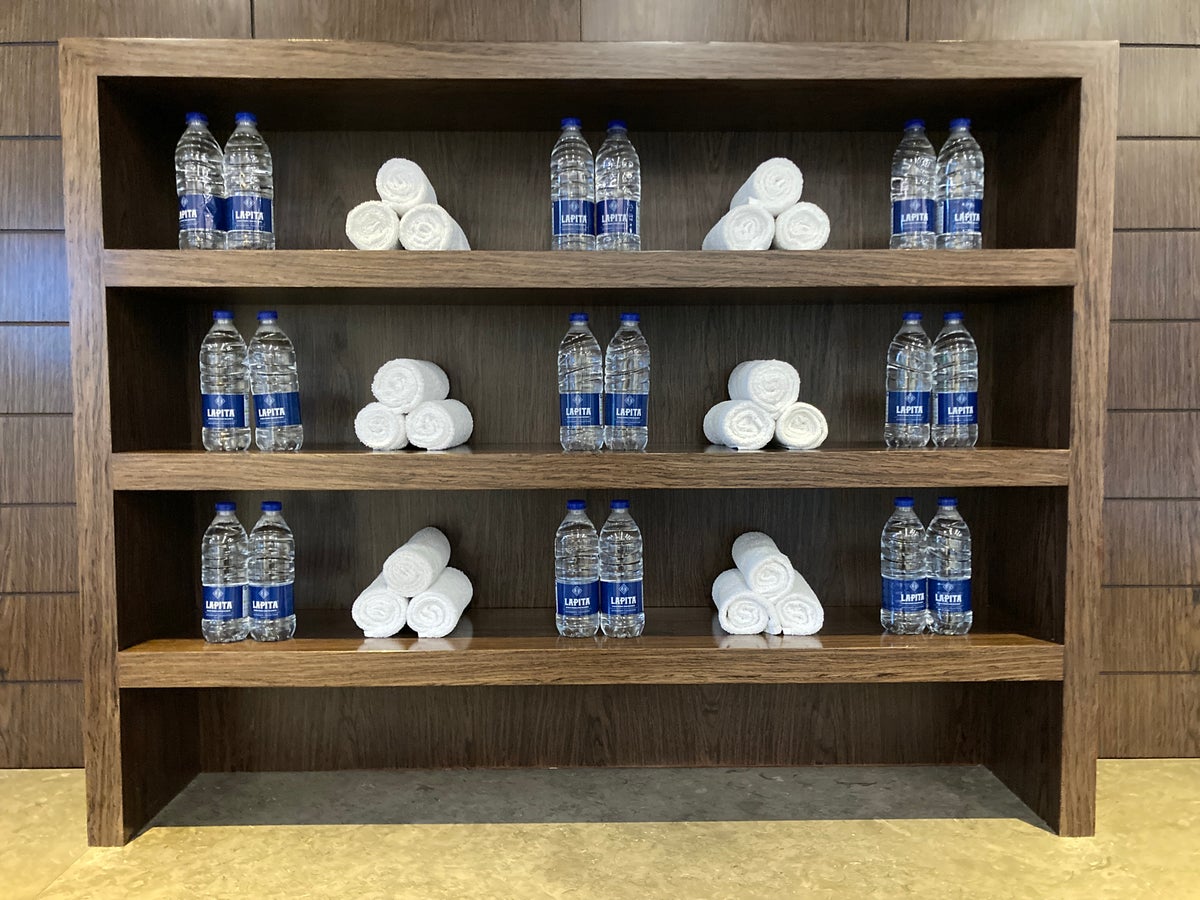 Lapita Dubai Parks and Resorts Autograph Collection gym water towels