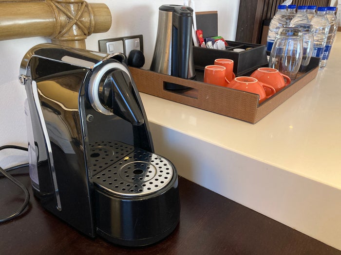 Lapita Dubai Parks and Resorts Autograph Collection junior suite coffee and tea service